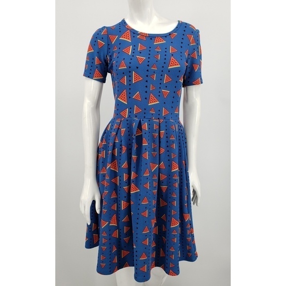 LuLaRoe Watermelon Amelia Dress with Pockets Small - Picture 1 of 5